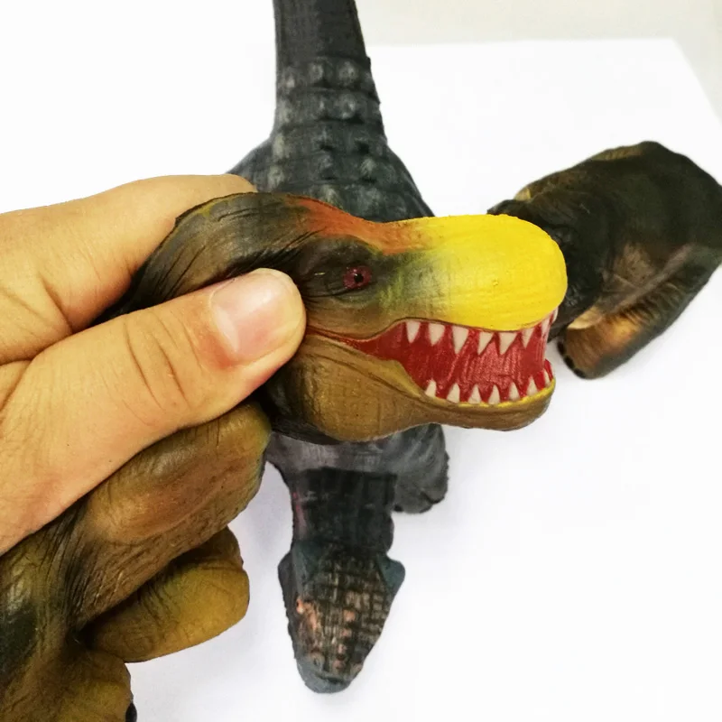 Горячая Распродажа PU пена с эффектом памяти медленно Восстанавливающий форму Сжимаемый динозавр стресс мяч игрушки