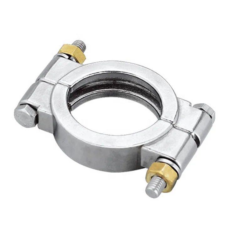 JG V band clamp with flanges cross clamp stainless steel quick release hose stainless steel heavy duty pipe clamp