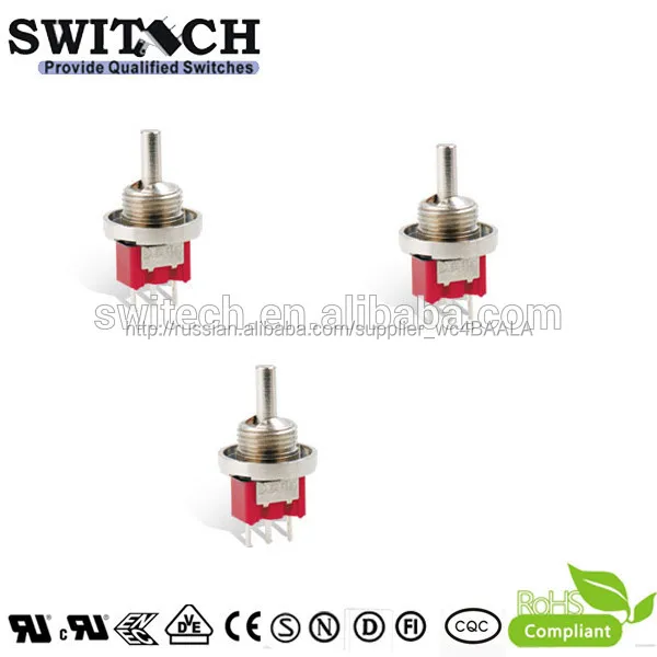 3A SPDT с трёх терминалом моментальный тумблер