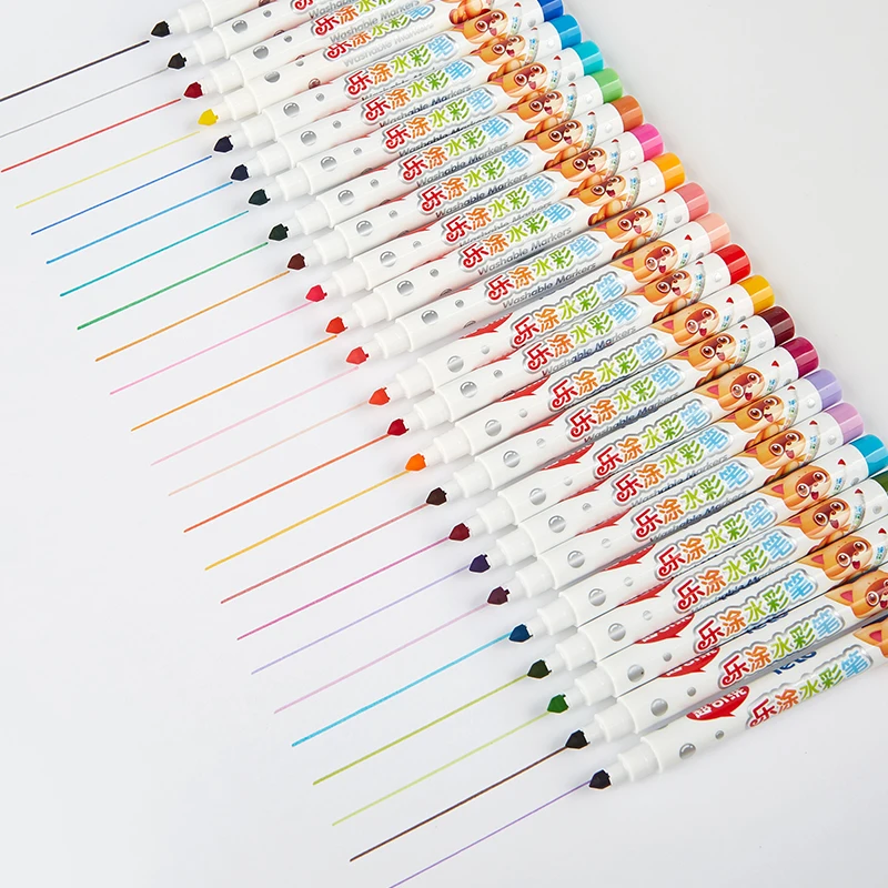 Моющиеся маркеры WA-0801-12 конической формы/спекания 12 упаковок