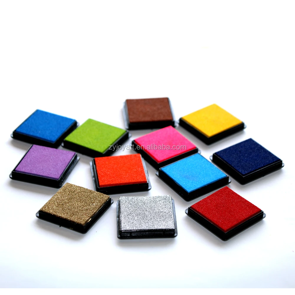 DIY fingerprint ink stamp pad non toxic 20 colors Kids art craft