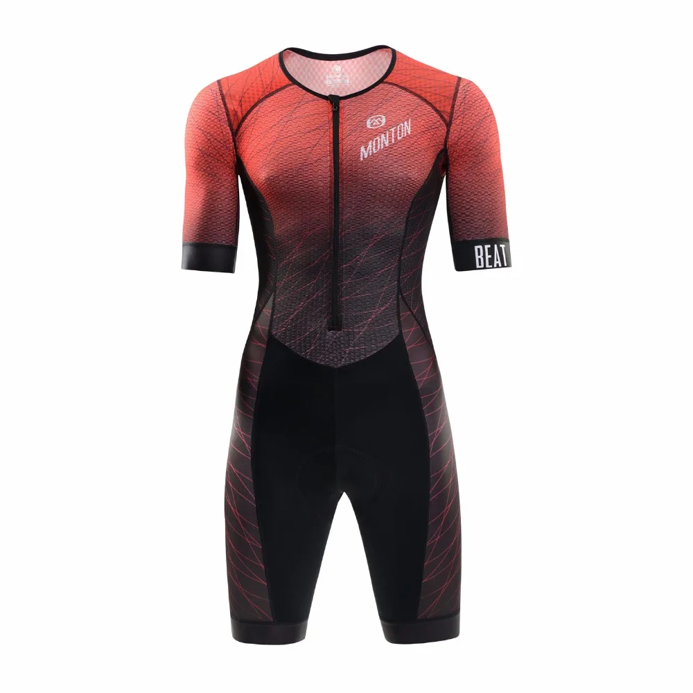 Team Sublimation Printing Cycling Skin suit Bicycle Speed Suit Cycling Triathlon