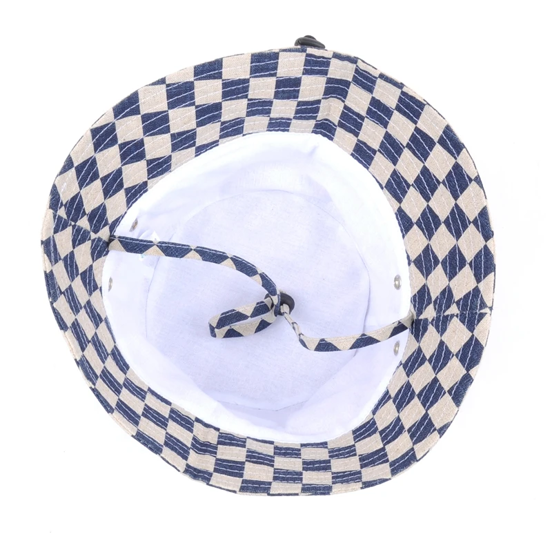 Spring adult cotton plain blank fisherman bucket hat custom