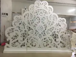Special Design Pattern Golden TROVAL Wedding Backdrop for Wedding Event Decoration