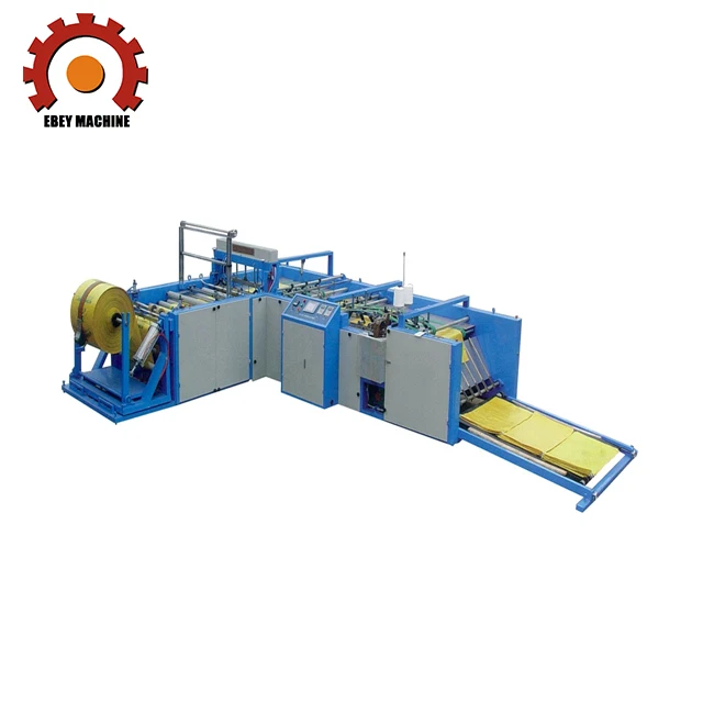 automatic woven sack cutting ang sewing machine