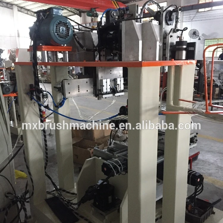 new technology steel wood wire roll brush making drilling and tufting machine for sale