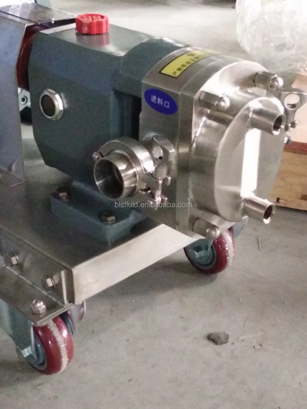 Ротационный лопастной насос из нержавеющей стали с переменной скоростью для промышленных пасты жиров смазок и