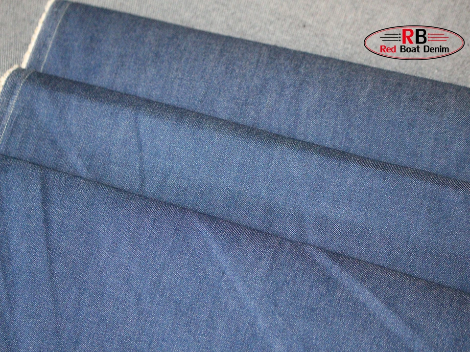 Organic Indigo Denim Fabric For Garment with 68%Cotton 2.1%Spandex 29.9%Chemical Fiber
