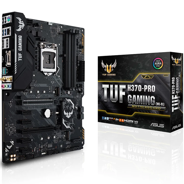 ASUS TUF H370-PRO GAMING Used Motherboard with Intel Socket 1151 for 9th / 8th Generation Pentium/Celeron Processors