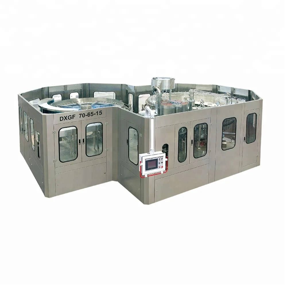 
Automatic soda water small soft drink carbonated beverage filling machine used 