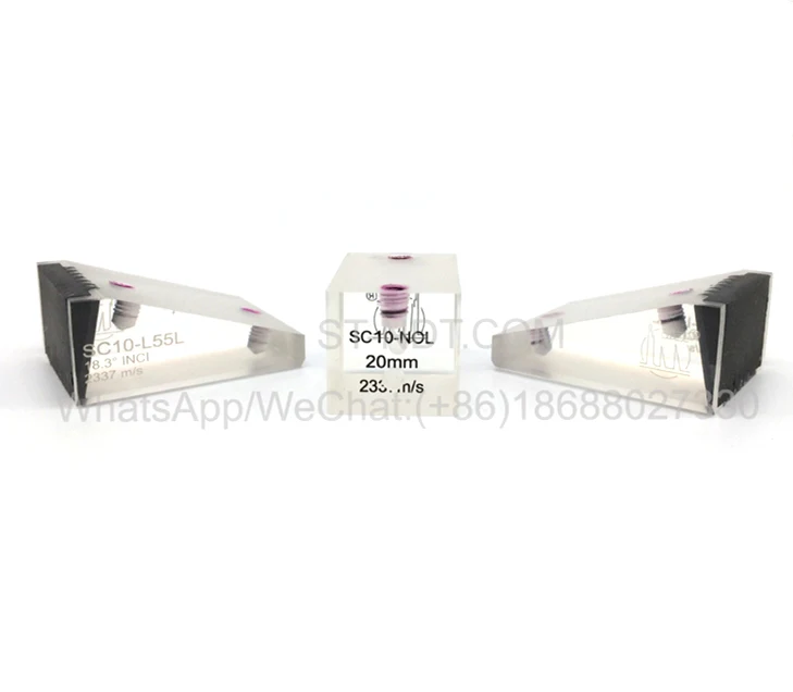 
GOWORLD Phased Array Ultrasonic flaw detector Wedges for Linear Array Series Probes probe module ultrasound transducer sensor 