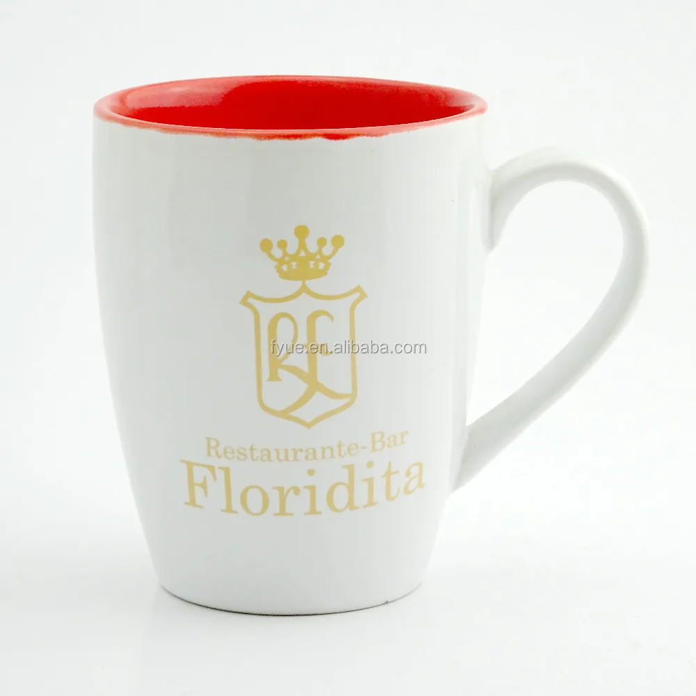 Unique customized porcelain design color mugs /paint your own mug