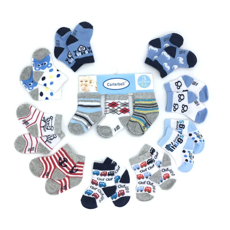 Hot Selling Soft And Colorful Anti Slip Cartoon Tude Baby Socks
