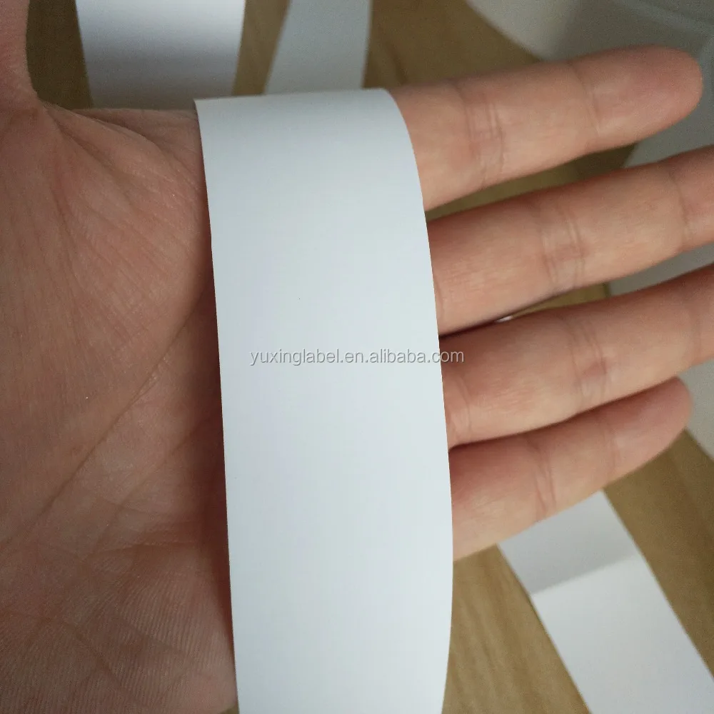 Popular TTR Nylon Taffeta Label Tape White Custom Size Nylon Taffeta Fabric For Clothing Label