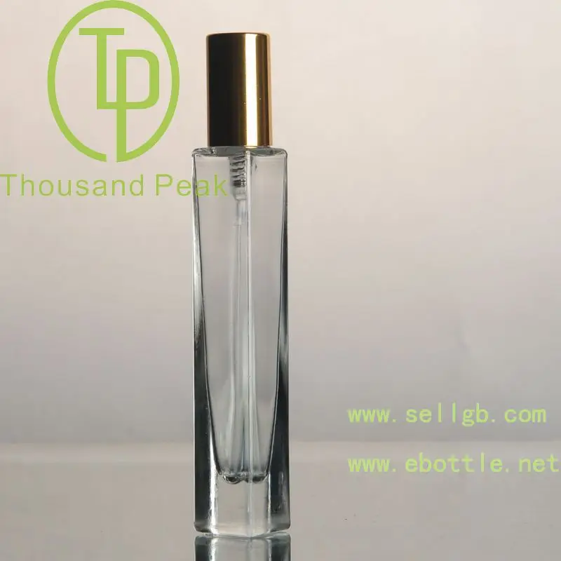 Hand pressure smart collection perfume 20ml credit card sprayer bottle with pump
