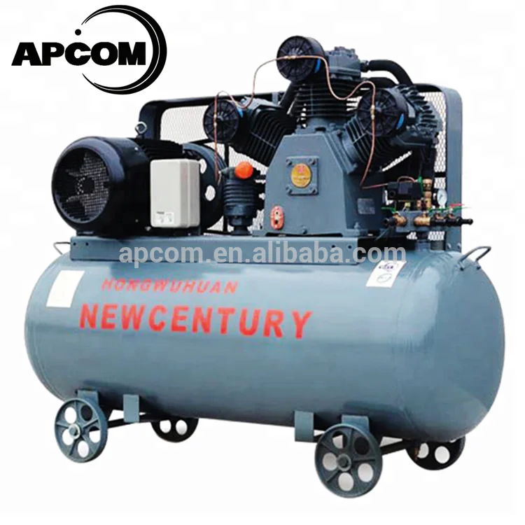  Поршневые воздушные компрессоры APCOM мощные с низким уровнем шума 15 кВт 20 л.с. резервуаром на 500 литров