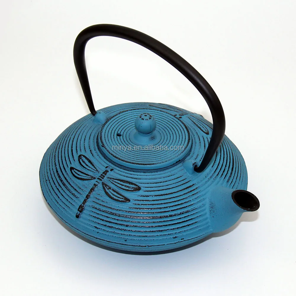 Dragonfly enamel cast iron teapot colour teapot 900ml china teapot