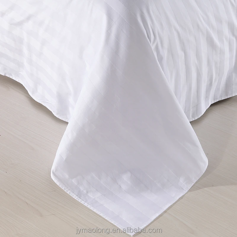 
White Stripe Queen/King Bedding Set/ Luxury Bedding Article Wholesale 