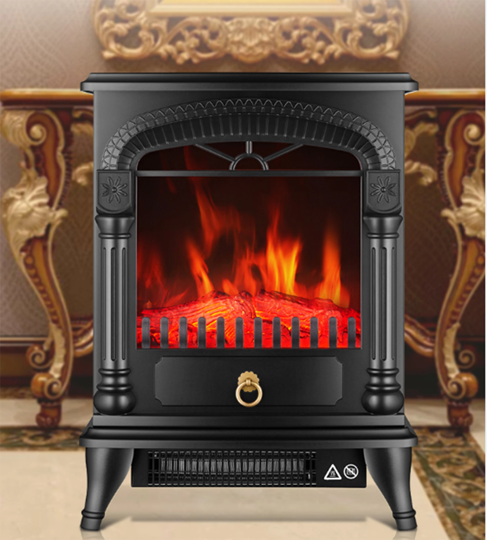 Лидер продаж, Автономная электрическая каминная плита с имитацией эффекта пламени