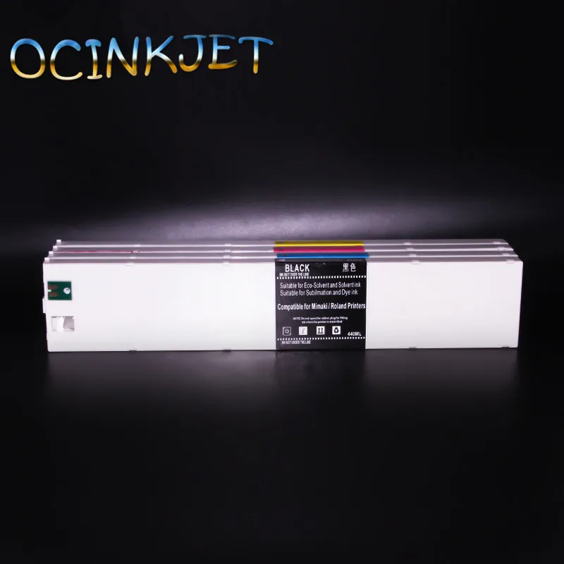 Ocinkjet 6 видов цветов 440 мл SS21 растворитель совместимый картридж с чернилами полный эко-сольвентные чернила для Mimaki JV33 принтер