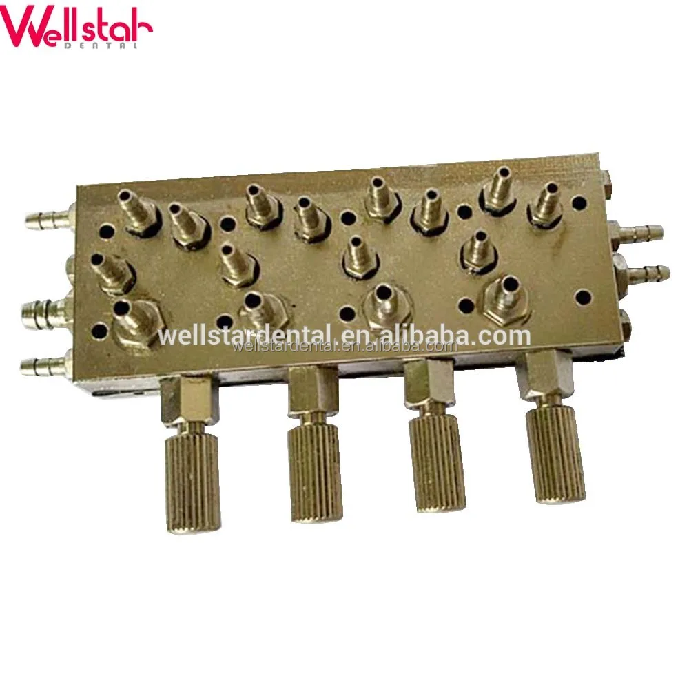 Wholesale Manufacturer dental material dental unit chair spare parts of 4 in 1 valve
