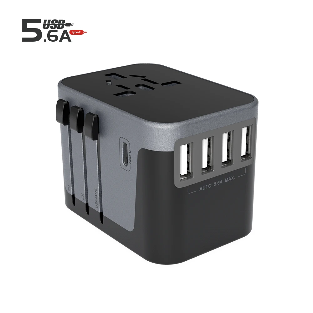 
Type C Quick Charge Multiple Usb Wall Charger Usb-c Power Adapter Plug QC3.0 Travel Charger 