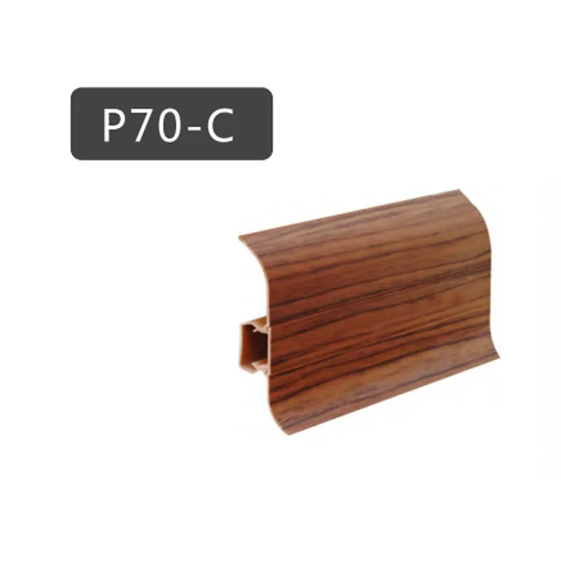 primed skirting boards/pvc plastic extrusion profiles