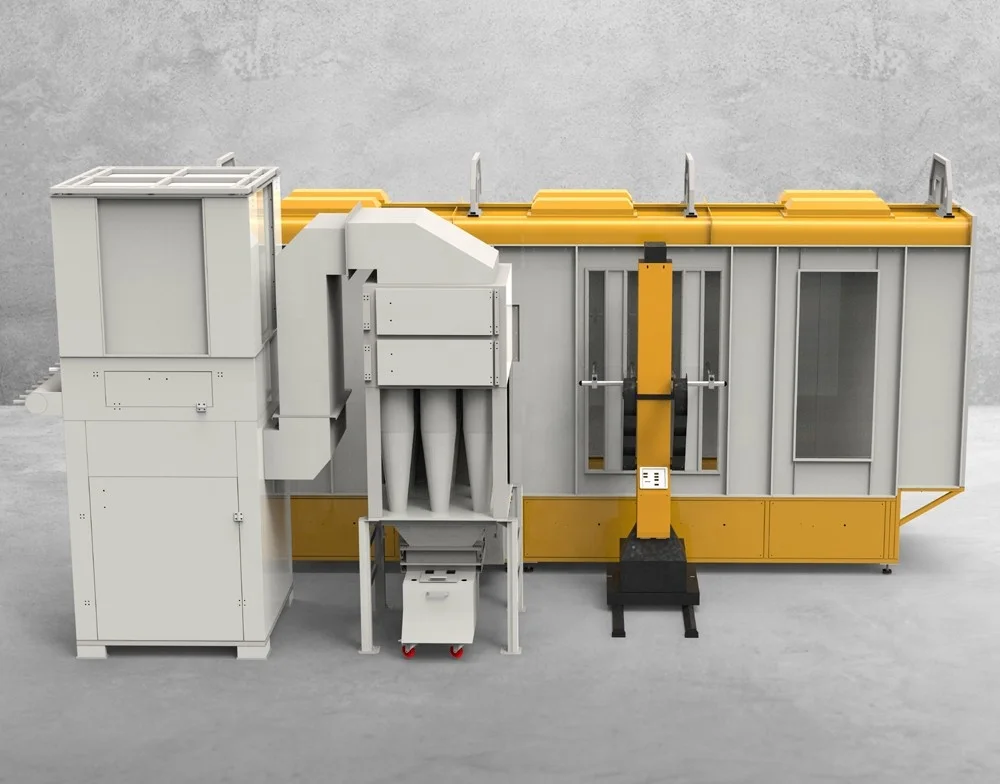 
COLO-S-Multi Cyclone Powder Coating Spray Booth For Electrostatic Powder Coating 