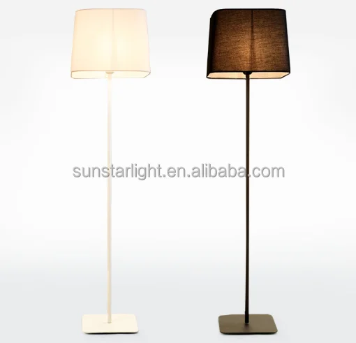 Wholesale New Products Modern Standing Floor Lamp With Fabric Shade For Home And Hotel Decor