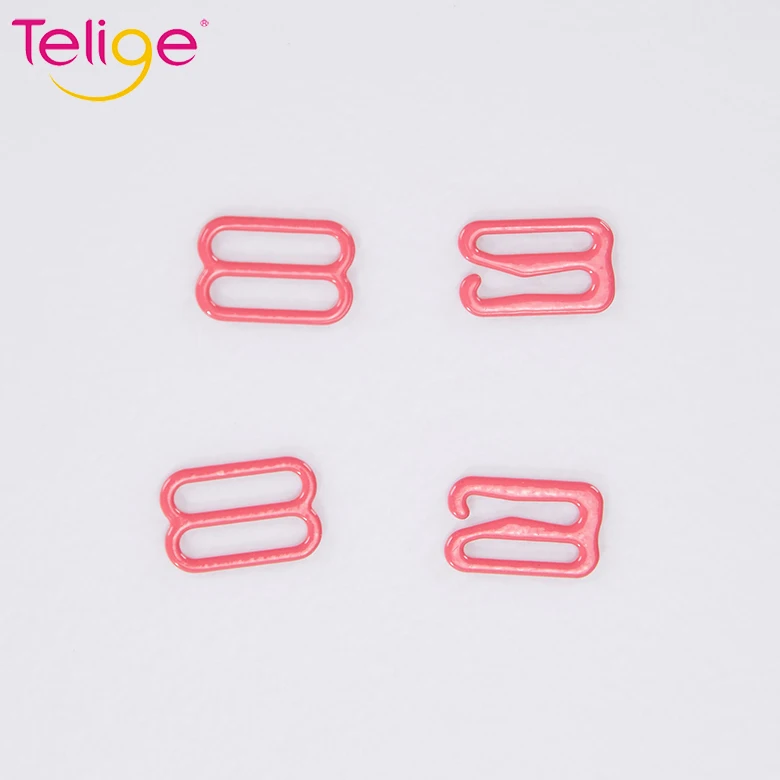 
Factory wholesale underwear accessories 15 mm nylon strap slides bra ring 