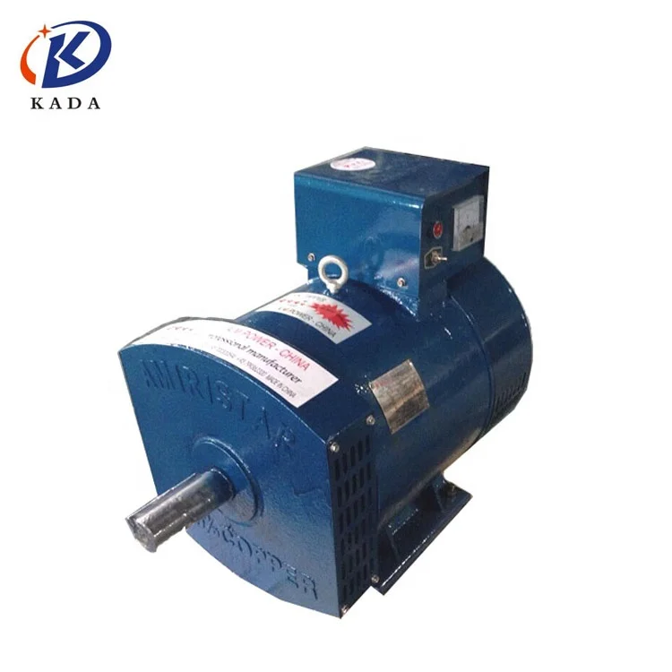 KADA 5kw generator without engine carbon brush generator 5 kva 3 phase alternator