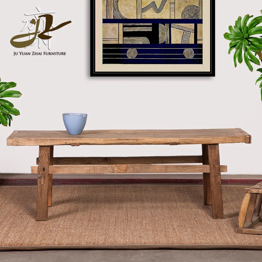 
Китайский античный деревянный низкий чайный столик оптом 