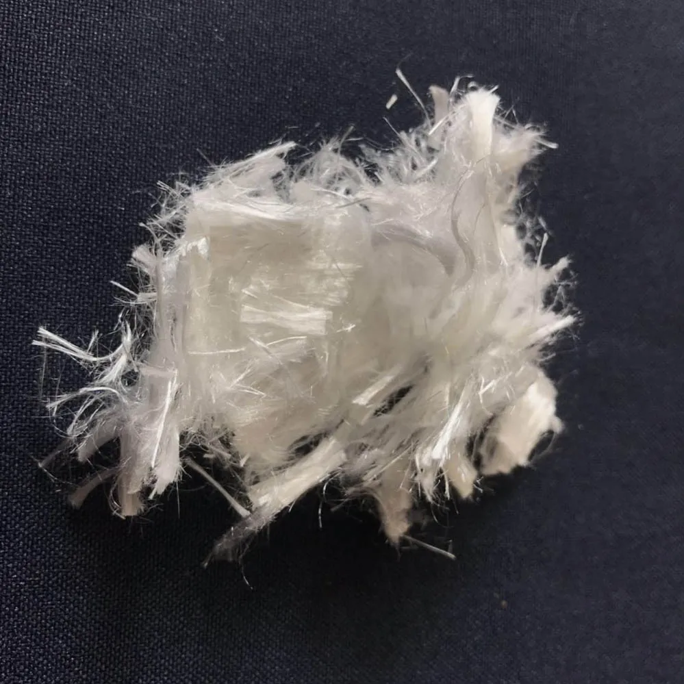 High quality PET anti-cracking fiber high strength polyester fiber for bitumen concrete reinforcement