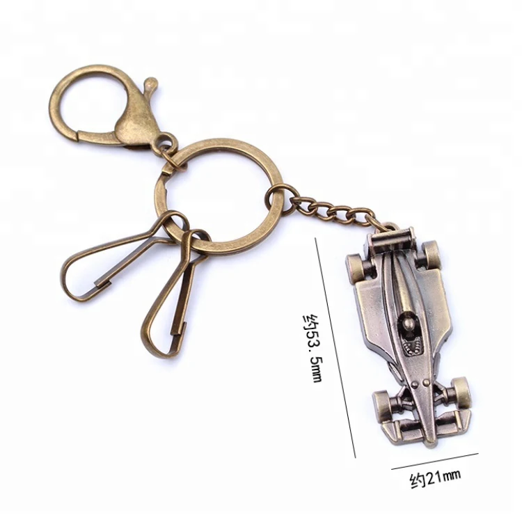 Wholesale Robot Creative Keychain Retro Car Model Key Ring Accessories