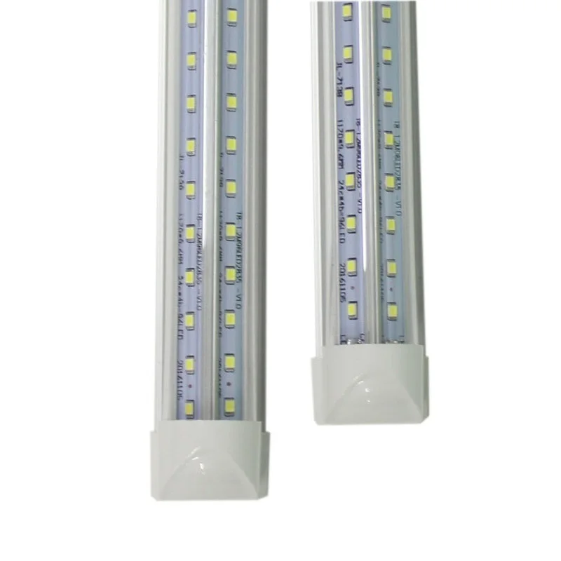 
60W 8ft Cooler Door LED Cooler Light V shape LED Tube T8 Integrated Freezer Tube 