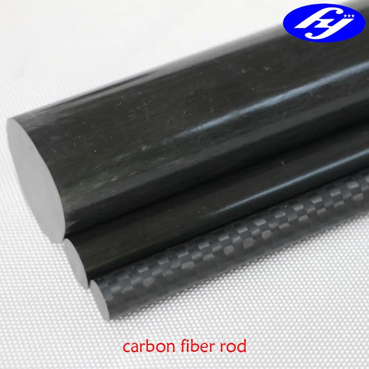 matte glossy CFRP Pultrusion carbon fiber / 3K carbon fiber fabric Rod