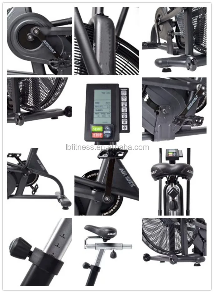 dezhou lanbo FITNESS OEM Private Label Air bike Exercise Air Bike Fan Bike Gym Equipment