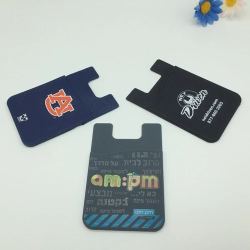 New Mobile Phone Credit Card Holder 3M Sticker Silicone Smart Wallet Cell holders s