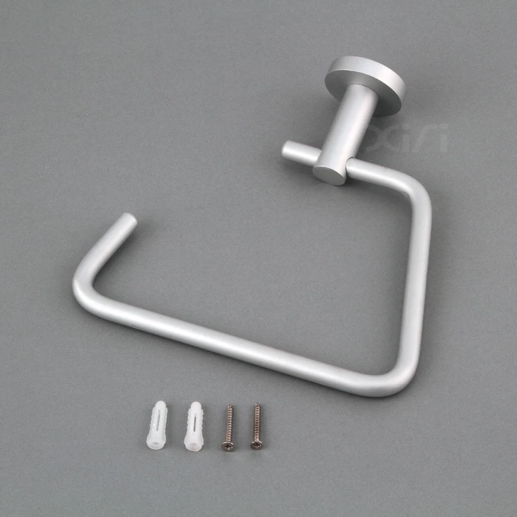 
Cheap small Metal Opening Square Towel ring 