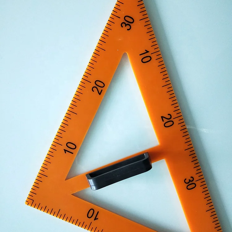 Classroom teaching measuring drawing triangular scale ruler