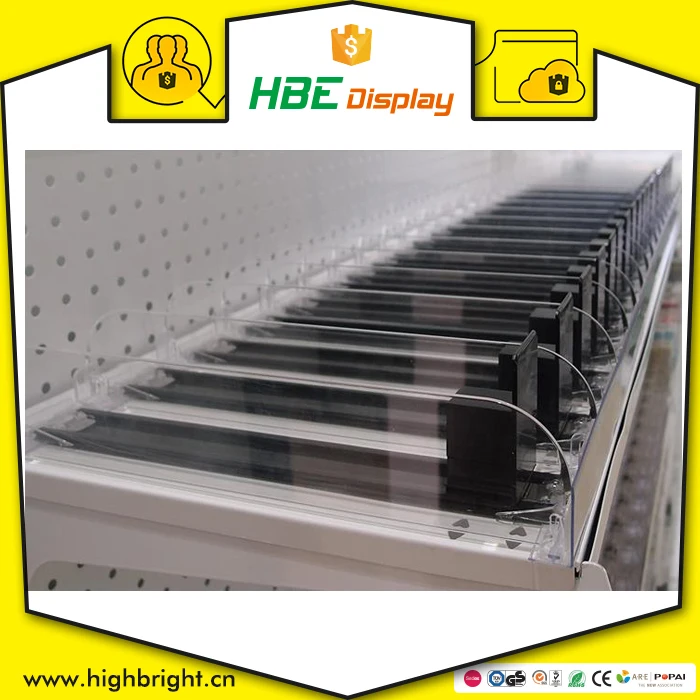 Soft Drink Bottle Supermarket Shelf Pusher System