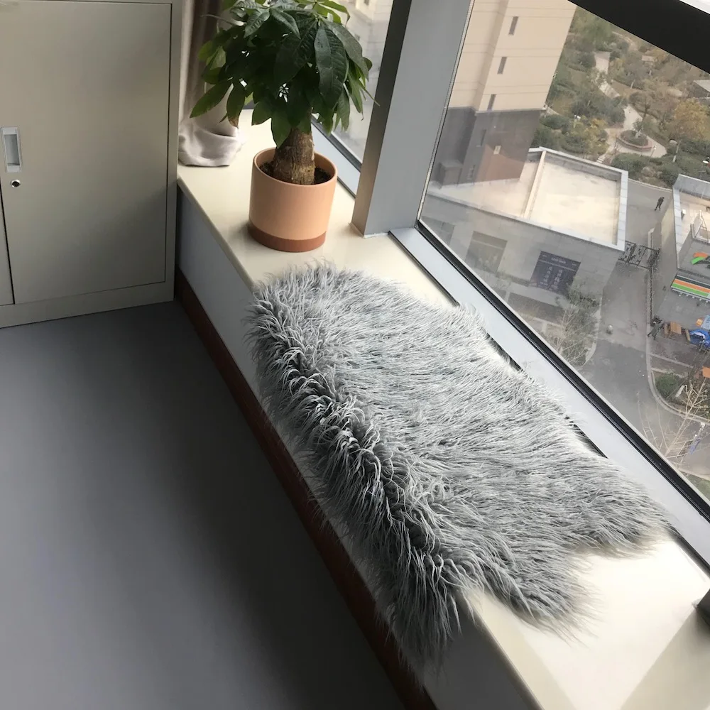 Bedroom faux fur Rugs Fluffy Rug Home Decorative Shaggy Carpet