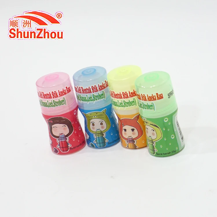 
20ml ball type multi-color multi-flavor liquid candy spray 