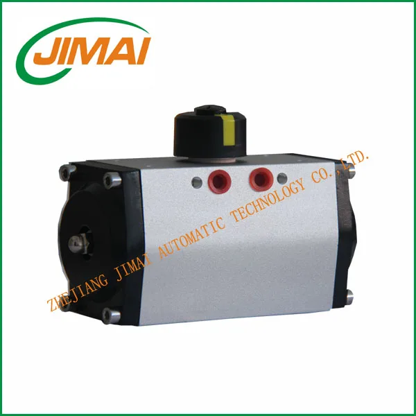 китай гт пневматические одностороннего действия поворотный клапан привод с общим анодного окисления цилиндрического тела