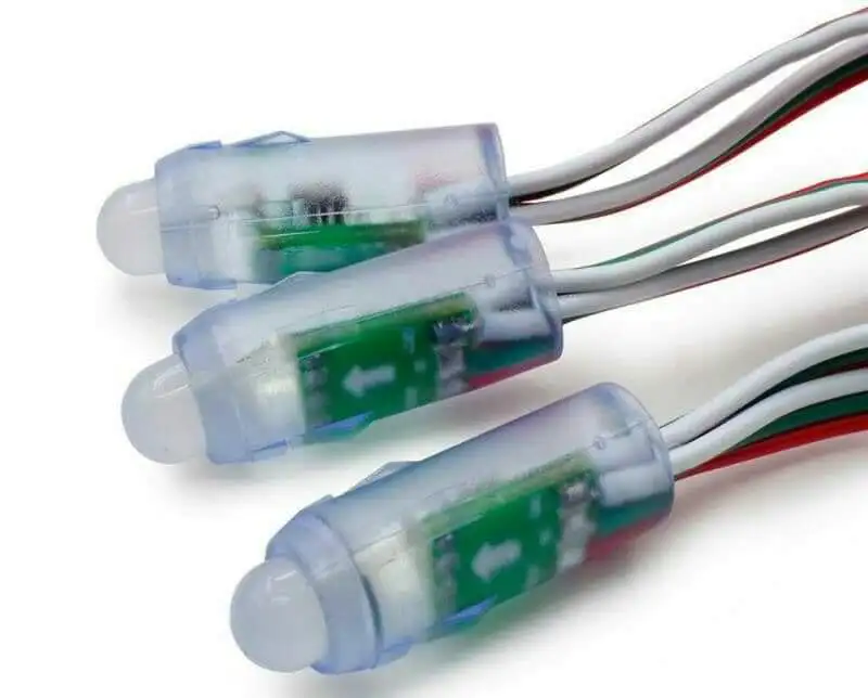 Shenzhen Factory Full color WS2811-IP68 DC 5V Pixel light Pixel led