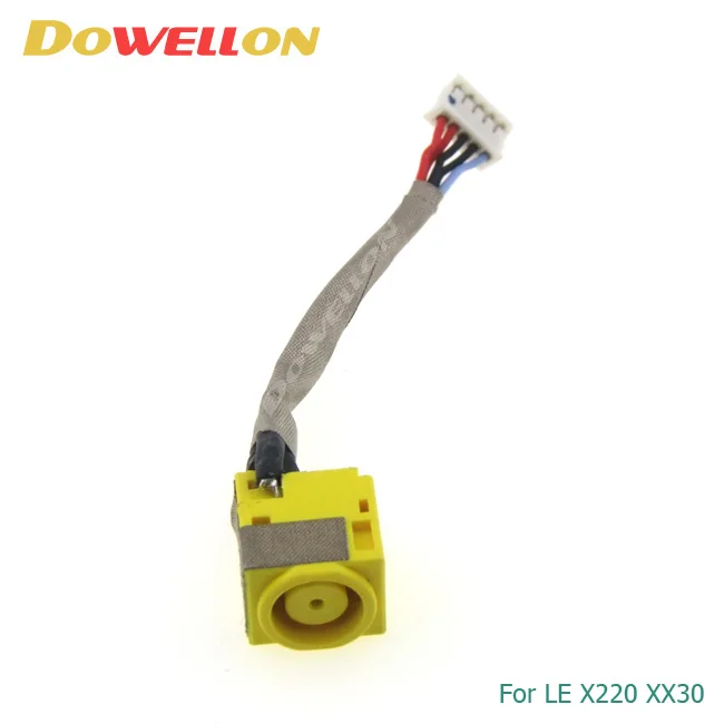 Laptop DC Power Jack Socket Cable Connector For Lenovo ThinkPad X220 X200T X230 X230T Computer