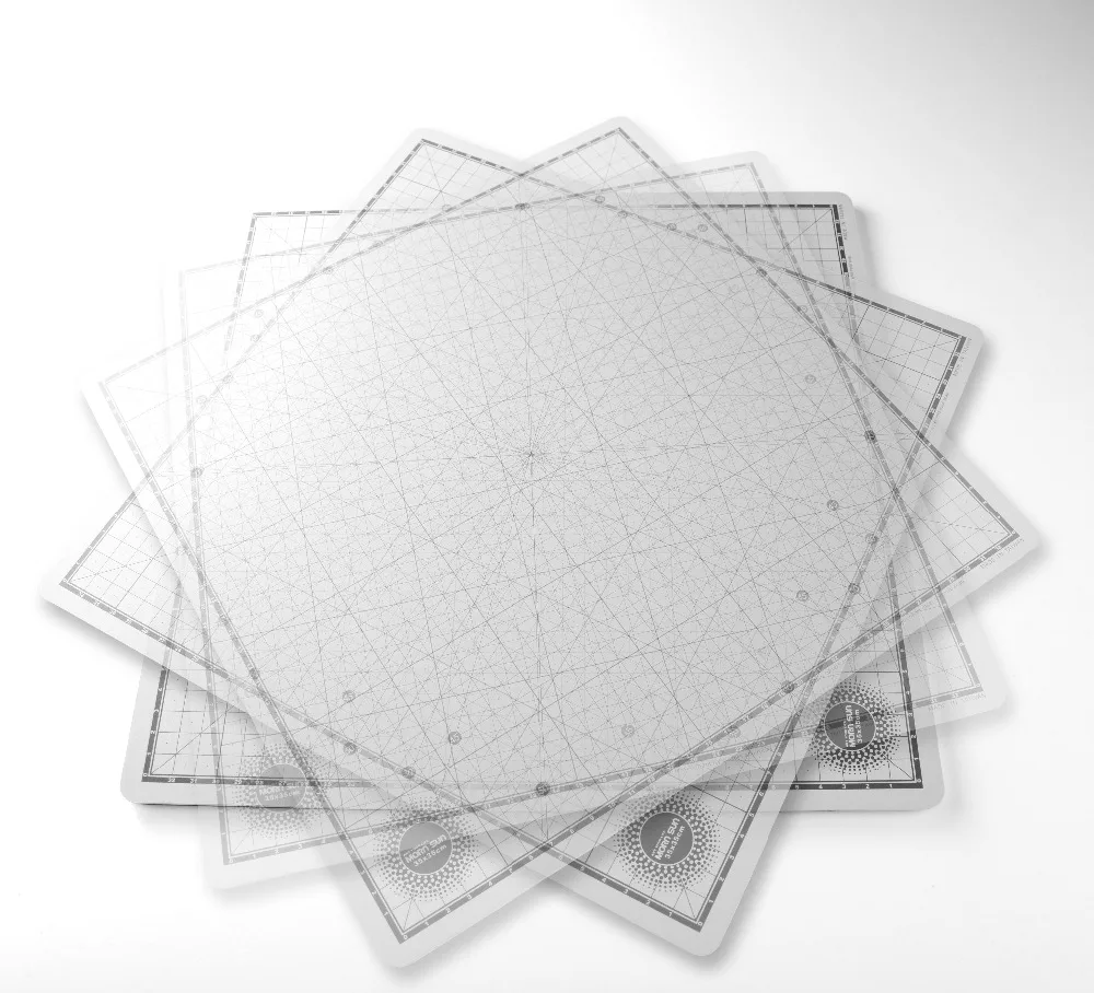 Тайваньская стабильная поставка 20X20 см ПВХ пластиковый самовосстанавливающийся вращающийся режущий коврик для