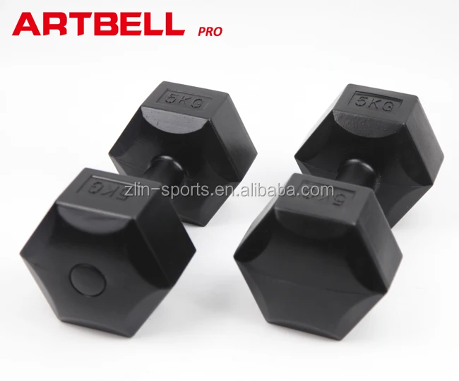 Пластиковые и песочные круглые треугольные шестигранные цементные гантели для упражнений на руку
