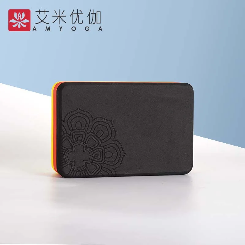 
foam yoga block high density durable custom printed YOGA BRICK eco recycled non toxic 