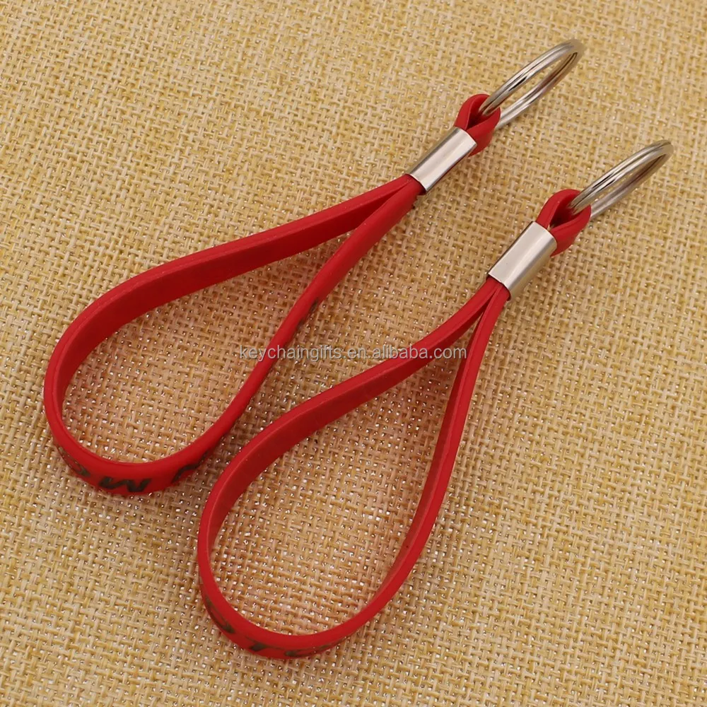 Key holder wristbands, silicone key chain, silicon keychain